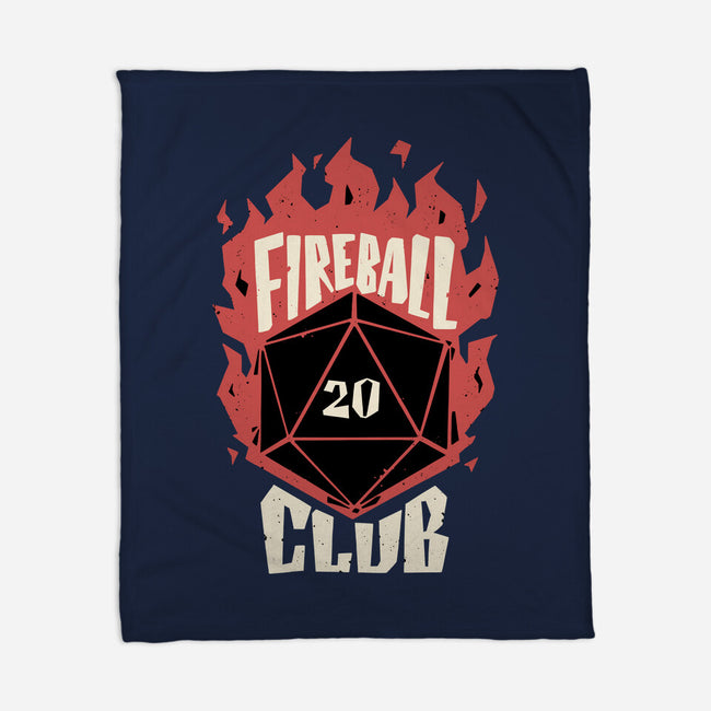 Fireball Club-none fleece blanket-The Inked Smith