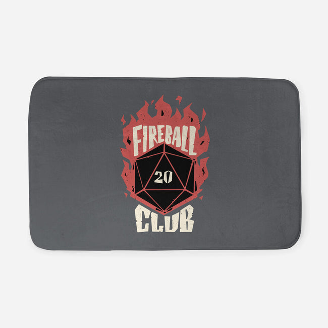 Fireball Club-none memory foam bath mat-The Inked Smith