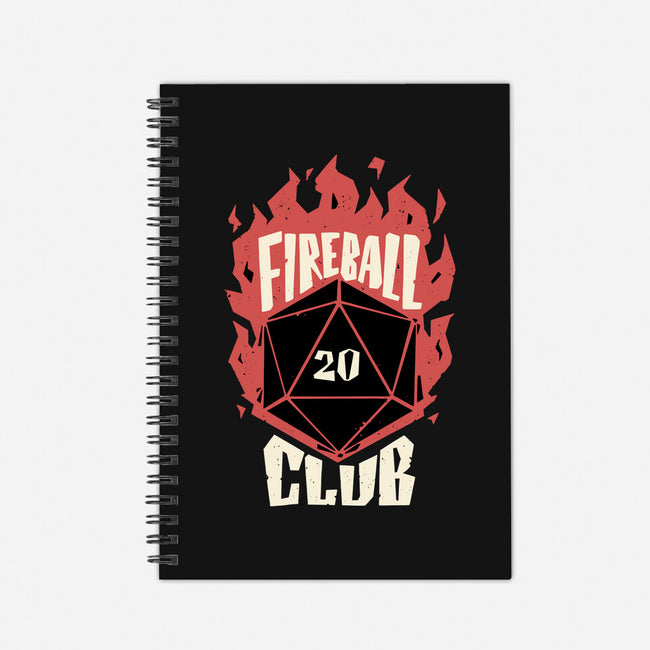 Fireball Club-none dot grid notebook-The Inked Smith