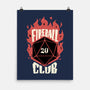 Fireball Club-none matte poster-The Inked Smith