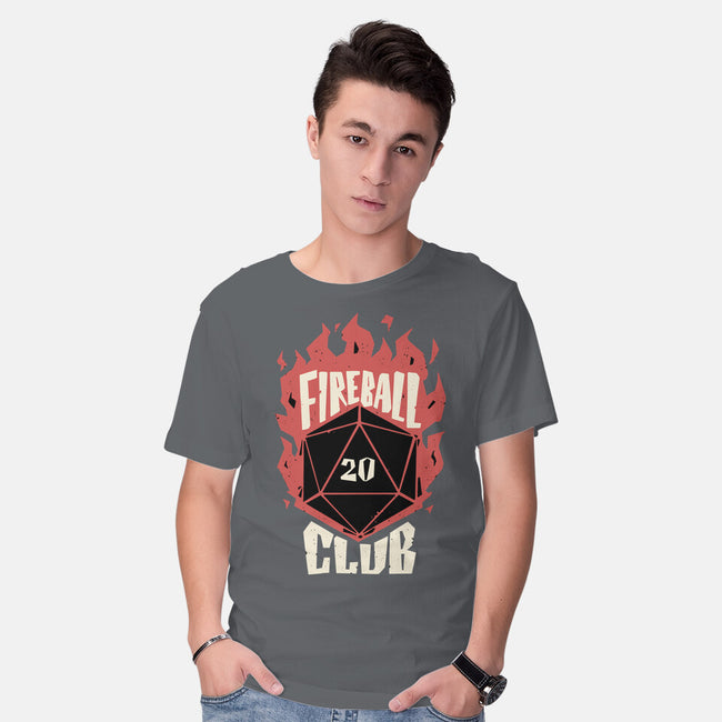 Fireball Club-mens basic tee-The Inked Smith