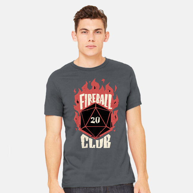 Fireball Club-mens heavyweight tee-The Inked Smith