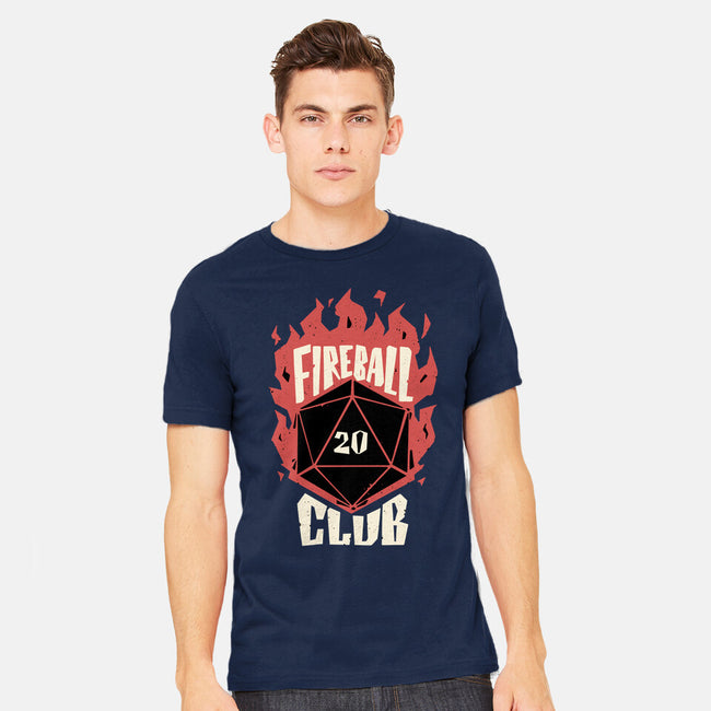 Fireball Club-mens heavyweight tee-The Inked Smith