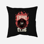 Fireball Club-none removable cover throw pillow-The Inked Smith