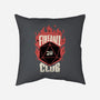 Fireball Club-none removable cover throw pillow-The Inked Smith