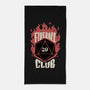 Fireball Club-none beach towel-The Inked Smith