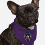 Gothic Portrait-dog bandana pet collar-glitchygorilla