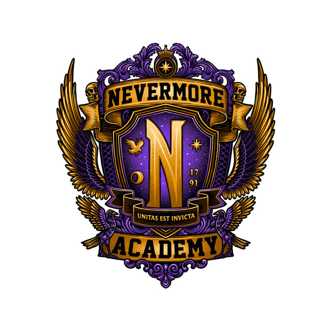 Emblem Of The Academy-none removable cover w insert throw pillow-glitchygorilla