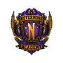 Emblem Of The Academy-none removable cover w insert throw pillow-glitchygorilla
