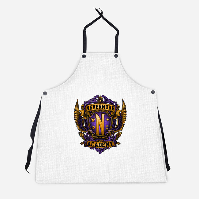 Emblem Of The Academy-unisex kitchen apron-glitchygorilla