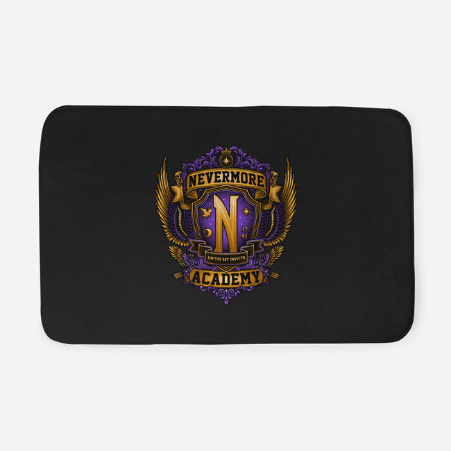 Emblem Of The Academy-none memory foam bath mat-glitchygorilla