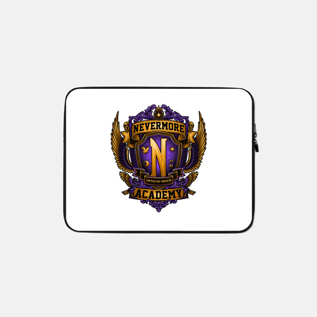 Emblem Of The Academy-none zippered laptop sleeve-glitchygorilla