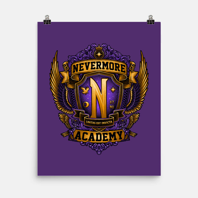 Emblem Of The Academy-none matte poster-glitchygorilla