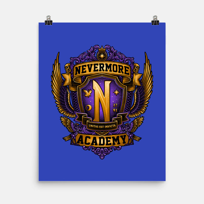 Emblem Of The Academy-none matte poster-glitchygorilla