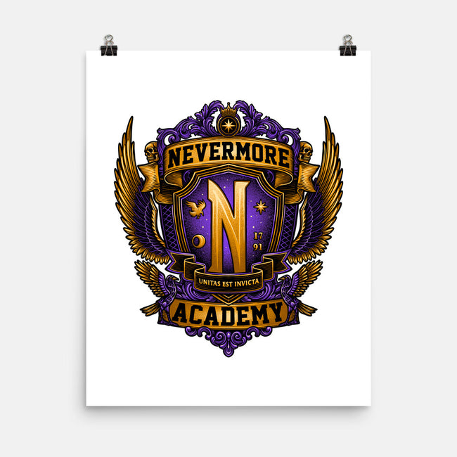 Emblem Of The Academy-none matte poster-glitchygorilla