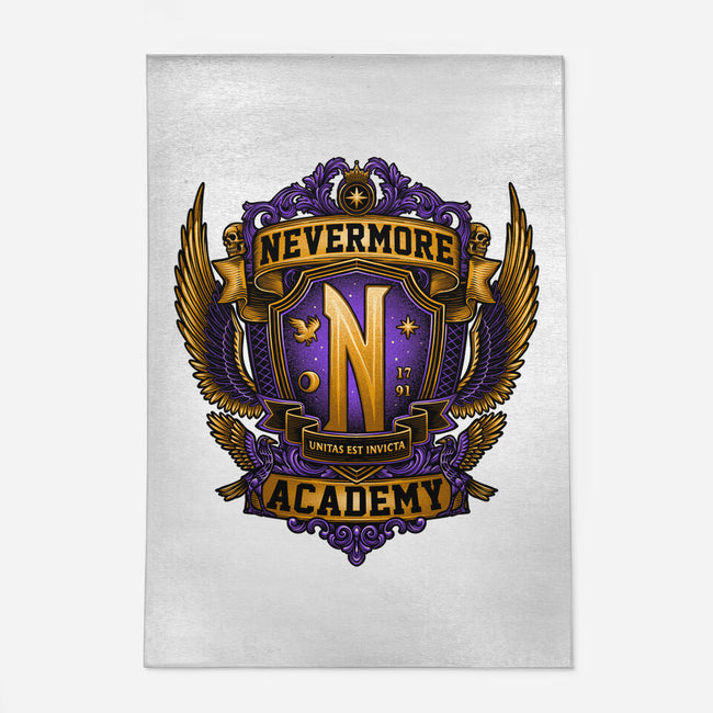 Emblem Of The Academy-none outdoor rug-glitchygorilla