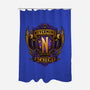 Emblem Of The Academy-none polyester shower curtain-glitchygorilla