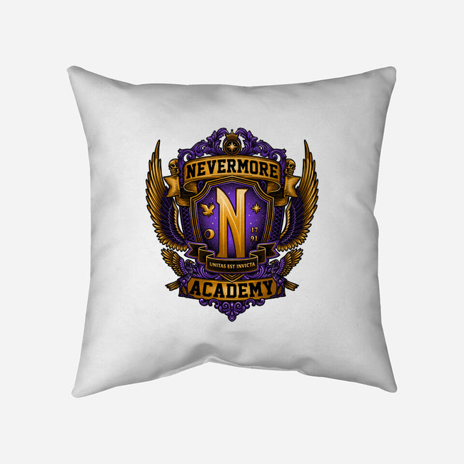 Emblem Of The Academy-none removable cover throw pillow-glitchygorilla