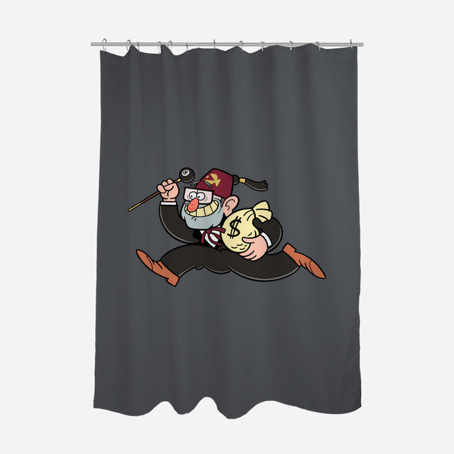 Grunklepoly-none polyester shower curtain-Getsousa!