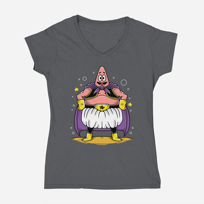 Underwater Djinn-womens v-neck tee-Alundrart
