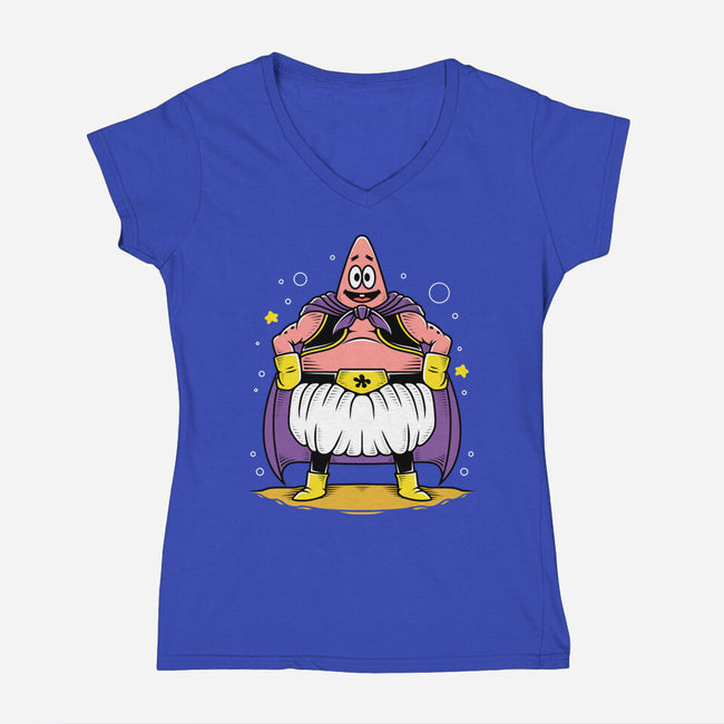 Underwater Djinn-womens v-neck tee-Alundrart
