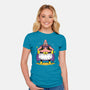 Underwater Djinn-womens fitted tee-Alundrart