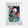 Epic Fight-none polyester shower curtain-spoilerinc