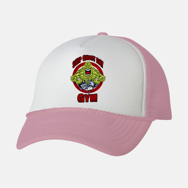 Slimer Gym-unisex trucker hat-spoilerinc