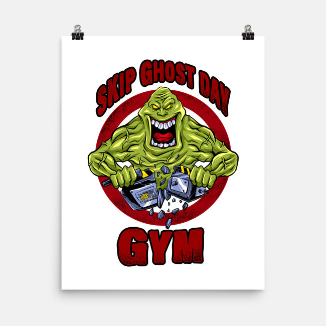Slimer Gym-none matte poster-spoilerinc