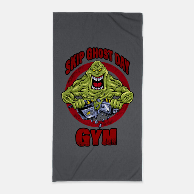 Slimer Gym-none beach towel-spoilerinc