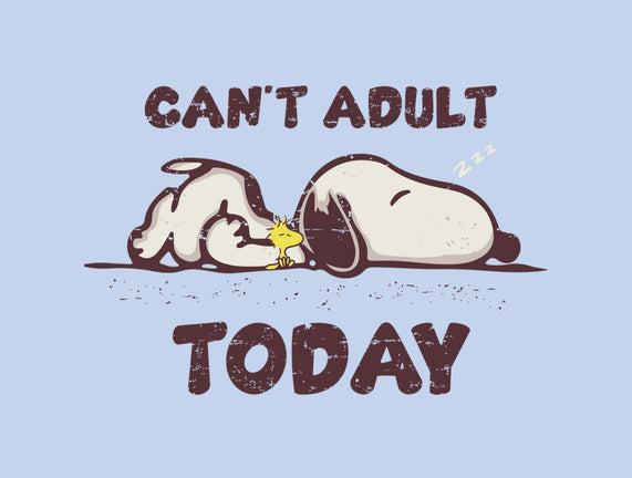 Snoopy Can't Adult