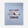 Snoopy Can't Adult-none fleece blanket-turborat14