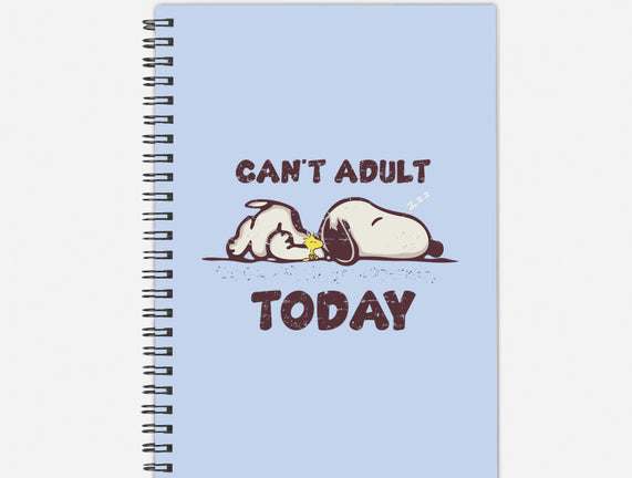 Snoopy Can't Adult