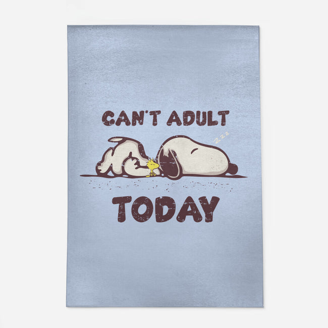 Snoopy Can't Adult-none indoor rug-turborat14
