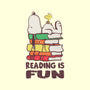 Reading Is Fun With Snoopy-none basic tote bag-turborat14