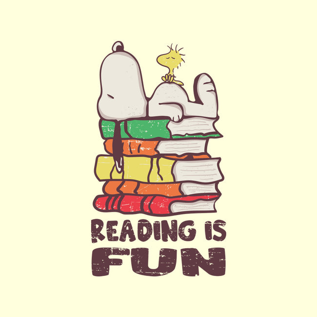 Reading Is Fun With Snoopy-none adjustable tote bag-turborat14