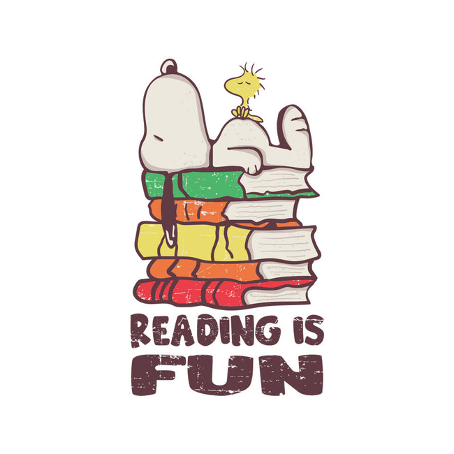 Reading Is Fun With Snoopy-mens heavyweight tee-turborat14