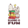 Reading Is Fun With Snoopy-youth basic tee-turborat14