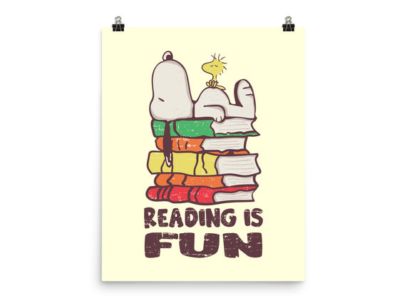 Reading Is Fun With Snoopy