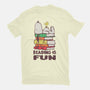 Reading Is Fun With Snoopy-mens premium tee-turborat14