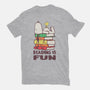 Reading Is Fun With Snoopy-womens basic tee-turborat14