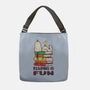 Reading Is Fun With Snoopy-none adjustable tote bag-turborat14