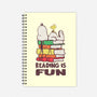 Reading Is Fun With Snoopy-none dot grid notebook-turborat14