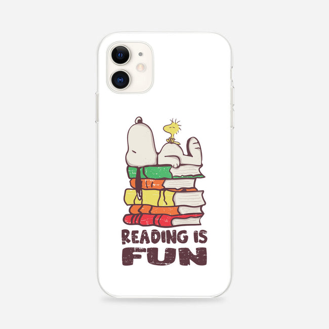 Reading Is Fun With Snoopy-iphone snap phone case-turborat14