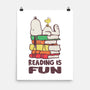 Reading Is Fun With Snoopy-none matte poster-turborat14