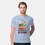 Reading Is Fun With Snoopy-mens premium tee-turborat14