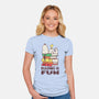Reading Is Fun With Snoopy-womens fitted tee-turborat14