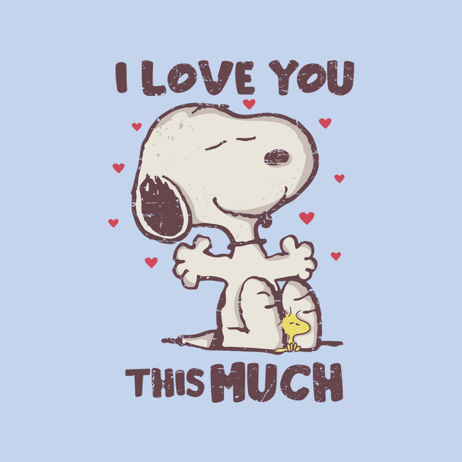 Love You This Much-none drawstring bag-turborat14