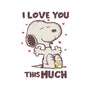 Love You This Much-unisex crew neck sweatshirt-turborat14