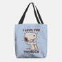 Love You This Much-none basic tote bag-turborat14